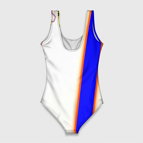 Женский купальник-боди Borussia geometry sport / 3D-принт – фото 2