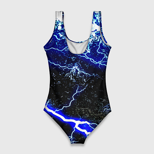Женский купальник-боди Monster storm energy / 3D-принт – фото 2
