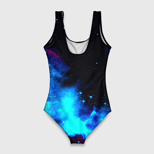 Женский купальник-боди Monster energy космос / 3D-принт – фото 2