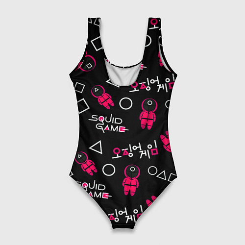 Женский купальник-боди Monster energy x Ojingeo geim / 3D-принт – фото 2