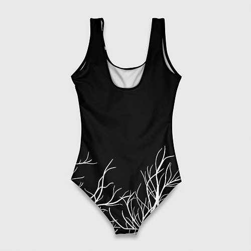 Женский купальник-боди Monster energy лес / 3D-принт – фото 2