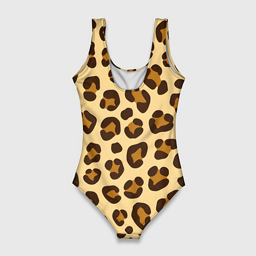 Женский купальник-боди Паттерн с пятнами леопарда / 3D-принт – фото 2