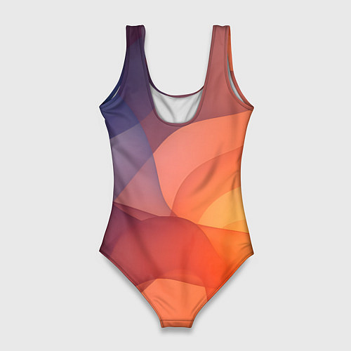 Женский купальник-боди Летящая вуаль / 3D-принт – фото 2