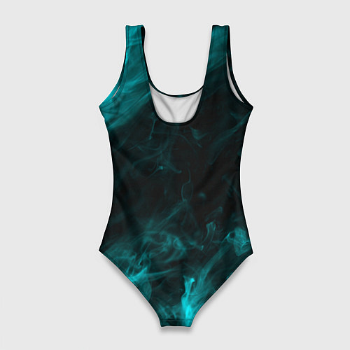 Женский купальник-боди Neon smoke / 3D-принт – фото 2