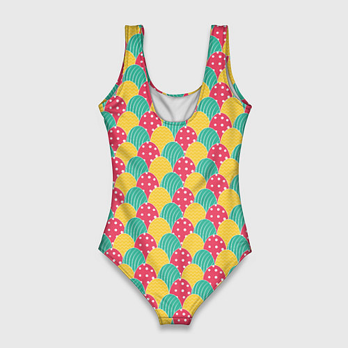 Женский купальник-боди Крашенные яйца / 3D-принт – фото 2