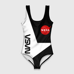 Купальник-боди 3D женский Nasa текстура геометрия, цвет: 3D-принт