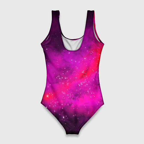 Женский купальник-боди Космонавт в космическом море / 3D-принт – фото 2