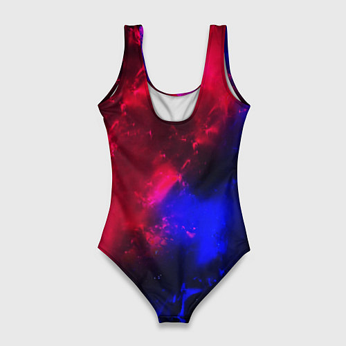Женский купальник-боди Космонавт в пламени / 3D-принт – фото 2