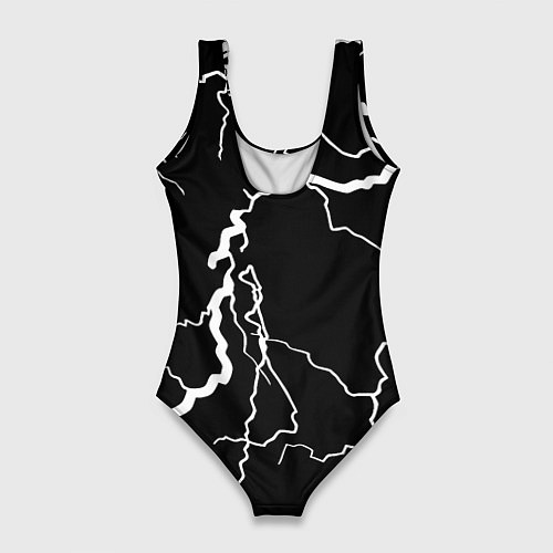 Женский купальник-боди Liverpool storm black / 3D-принт – фото 2