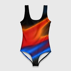 Купальник-боди 3D женский Multicoloured, цвет: 3D-принт