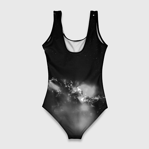 Женский купальник-боди Рок н ролл дым / 3D-принт – фото 2