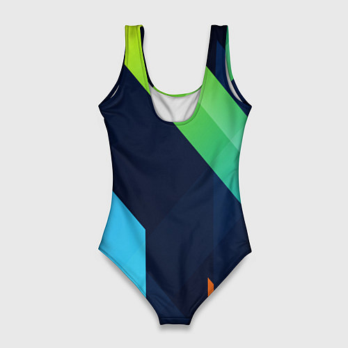 Женский купальник-боди Multicolored / 3D-принт – фото 2