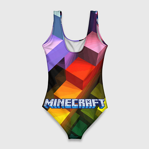 Женский купальник-боди Minecraft - pattern / 3D-принт – фото 2