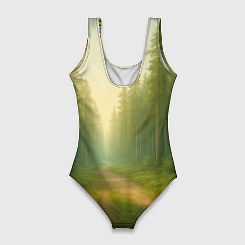 Женский купальник-боди Brr brr Patapim мем / 3D-принт – фото 2