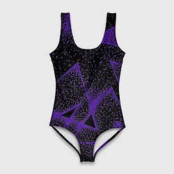 Женский купальник-боди The triangle is purple