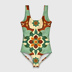 Женский купальник-боди Персидские узоры