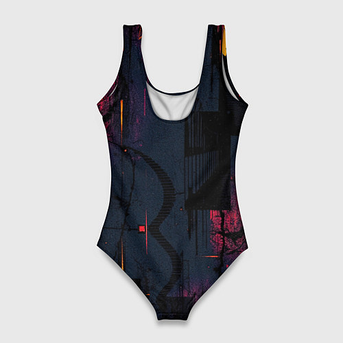 Женский купальник-боди Магический лисёнок / 3D-принт – фото 2