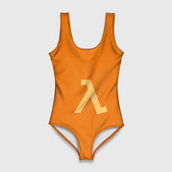 Женский купальник-боди Half-Life orange