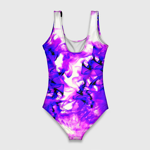 Женский купальник-боди Doom неоновый огонь лого / 3D-принт – фото 2