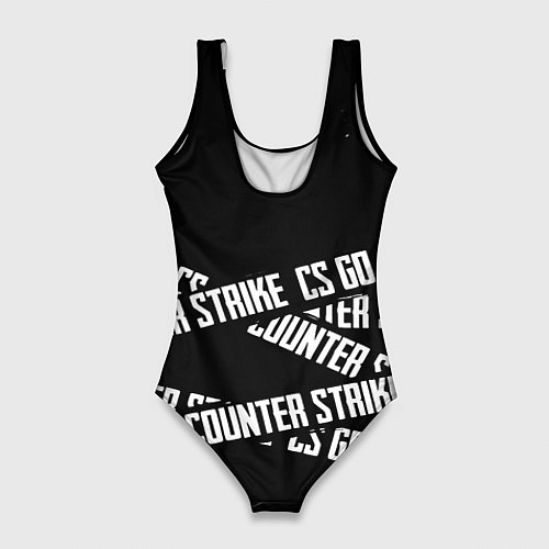 Женский купальник-боди Doom x counter strike / 3D-принт – фото 2