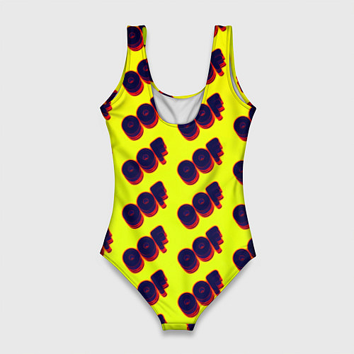 Женский купальник-боди Doom off / 3D-принт – фото 2