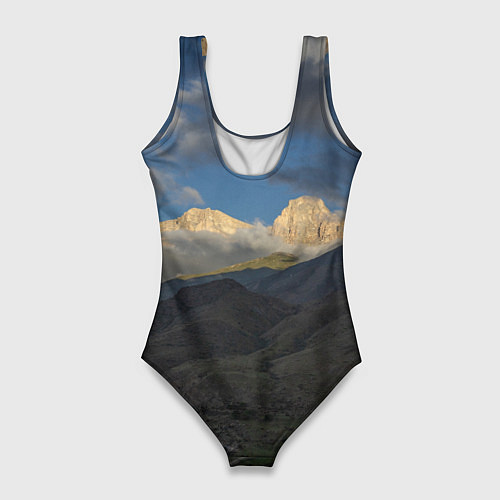 Женский купальник-боди Массив Метеген / 3D-принт – фото 2