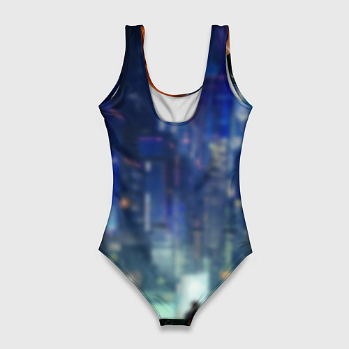Женский купальник-боди Нами киберпанк реализм / 3D-принт – фото 2