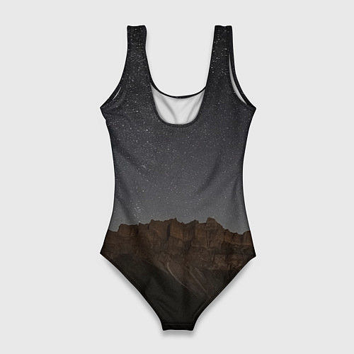 Женский купальник-боди Массив Метеген под звездами / 3D-принт – фото 2