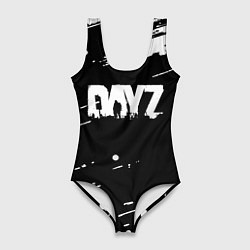 Купальник-боди 3D женский Dayz брызги красок, цвет: 3D-принт