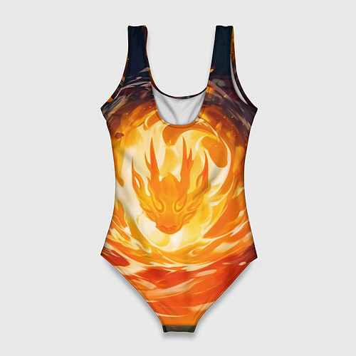 Женский купальник-боди Хаято Суо - Ветролом / 3D-принт – фото 2