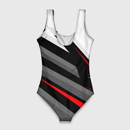 Женский купальник-боди Федерация бокса - спортивный / 3D-принт – фото 2