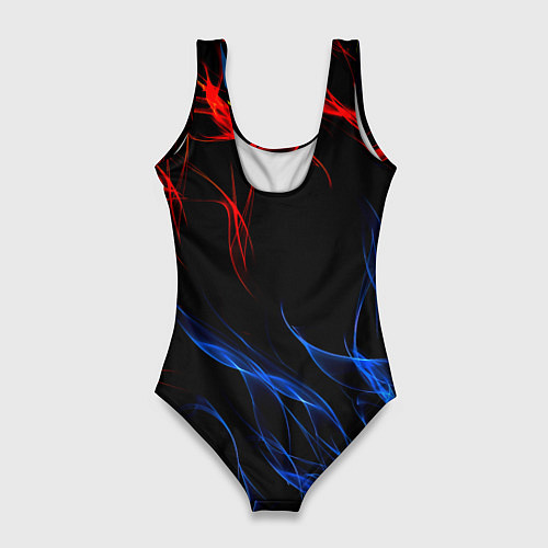 Женский купальник-боди Интер битва огней / 3D-принт – фото 2