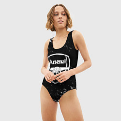 Купальник-боди 3D женский Арсенал черепа краски, цвет: 3D-принт — фото 2