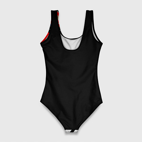 Женский купальник-боди Арсенал геометрия полосы / 3D-принт – фото 2