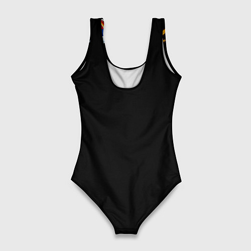 Женский купальник-боди Girl motorcycle / 3D-принт – фото 2