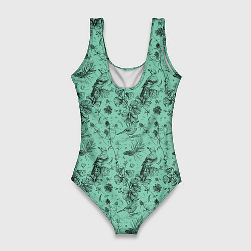 Женский купальник-боди В Бузулукском бору / 3D-принт – фото 2