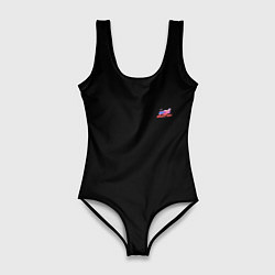 Женский купальник-боди Всероссийский день хоккея