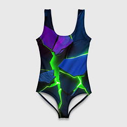 Женский купальник-боди Neon tile