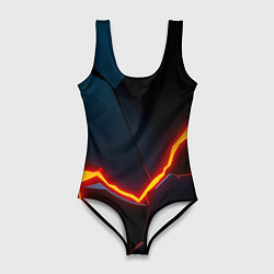 Женский купальник-боди Plate split