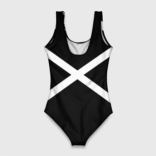 Женский купальник-боди Бавария Мюнхен полосы / 3D-принт – фото 2