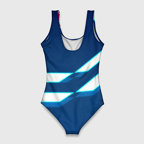 Женский купальник-боди Бавария Мюнхен геометрия / 3D-принт – фото 2