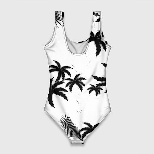 Женский купальник-боди Бавария Мюнхен тропики / 3D-принт – фото 2