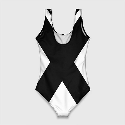 Женский купальник-боди Бавария Мюнхен полосы / 3D-принт – фото 2