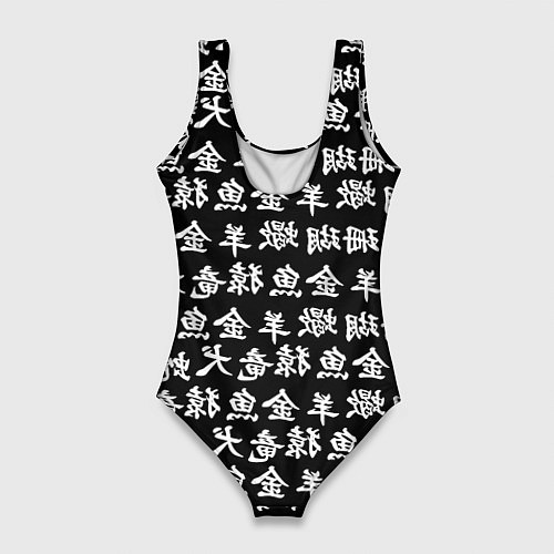 Женский купальник-боди Бавария Мюнхен символы / 3D-принт – фото 2