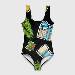 Женский купальник-боди Christmas soul