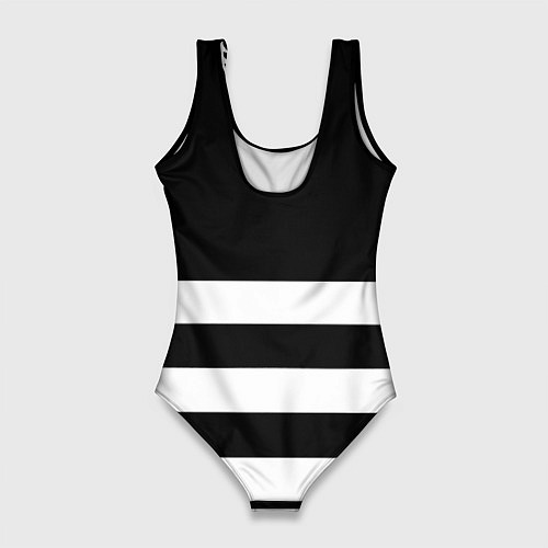 Женский купальник-боди Juventus линии / 3D-принт – фото 2