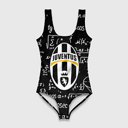 Купальник-боди 3D женский Ювентус физика символы, цвет: 3D-принт