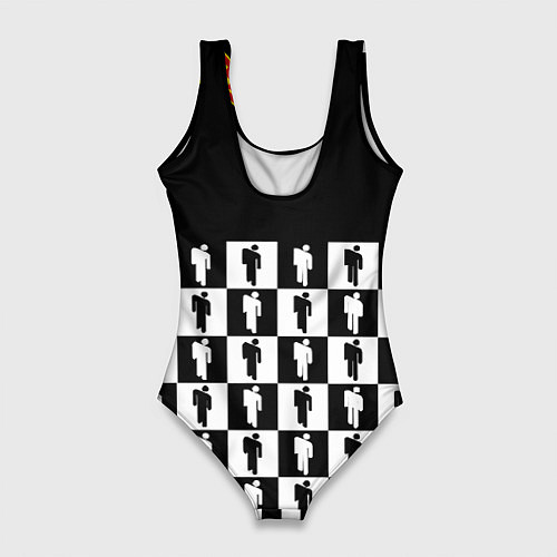 Женский купальник-боди Манчестер Юнайтед люди паттерн / 3D-принт – фото 2