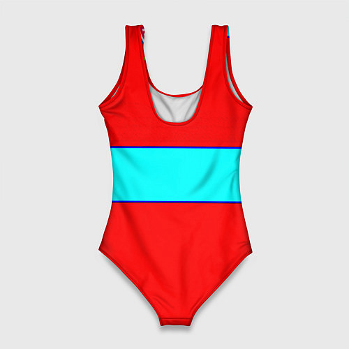 Женский купальник-боди Бавария Мюнхен полосы линии / 3D-принт – фото 2