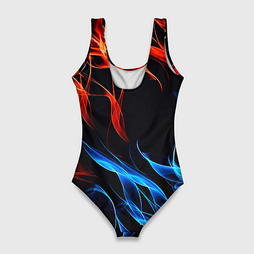 Женский купальник-боди Манчестер Юнайтед огонь битва / 3D-принт – фото 2